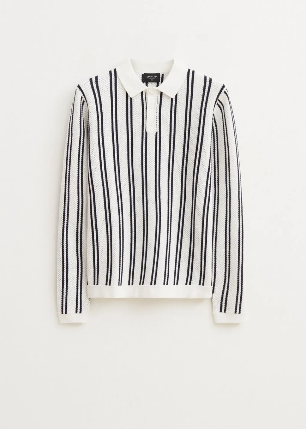 Polo's|Truien En Vesten<The Sting Polo met strepen donkerblauw