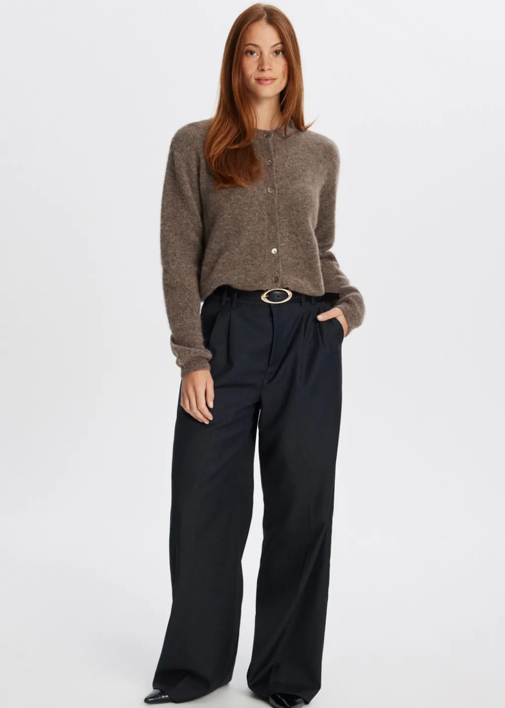 Truien En Vesten<The Sting Premium vestje bruin gemêleerd