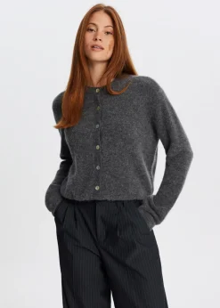 Truien En Vesten<The Sting Premium vestje antraciet gem&ecirc;leerd