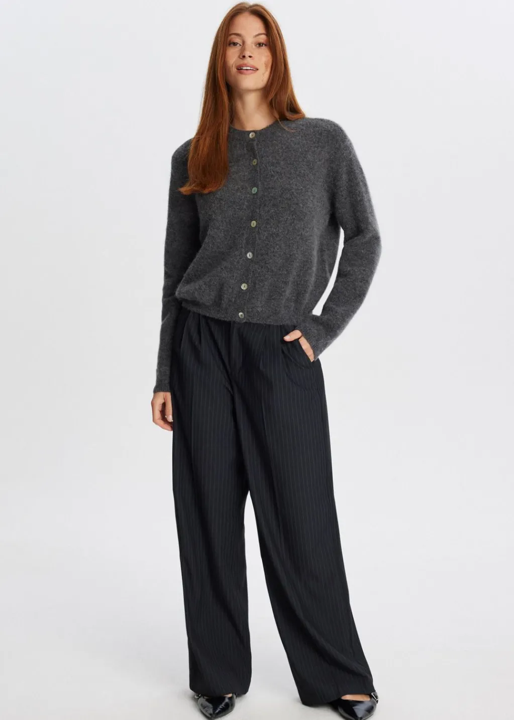 Truien En Vesten<The Sting Premium vestje antraciet gemêleerd