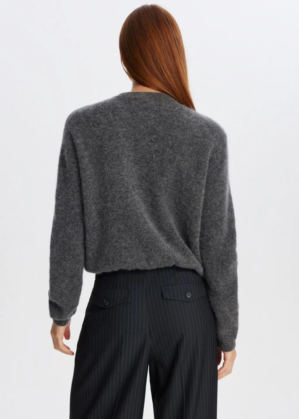 Truien En Vesten<The Sting Premium vestje antraciet gemêleerd