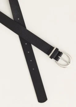 Riemen<The Sting Riem met metalen gesp zilver