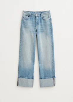 Jeans<The Sting Roll up jeans blauw, used middle