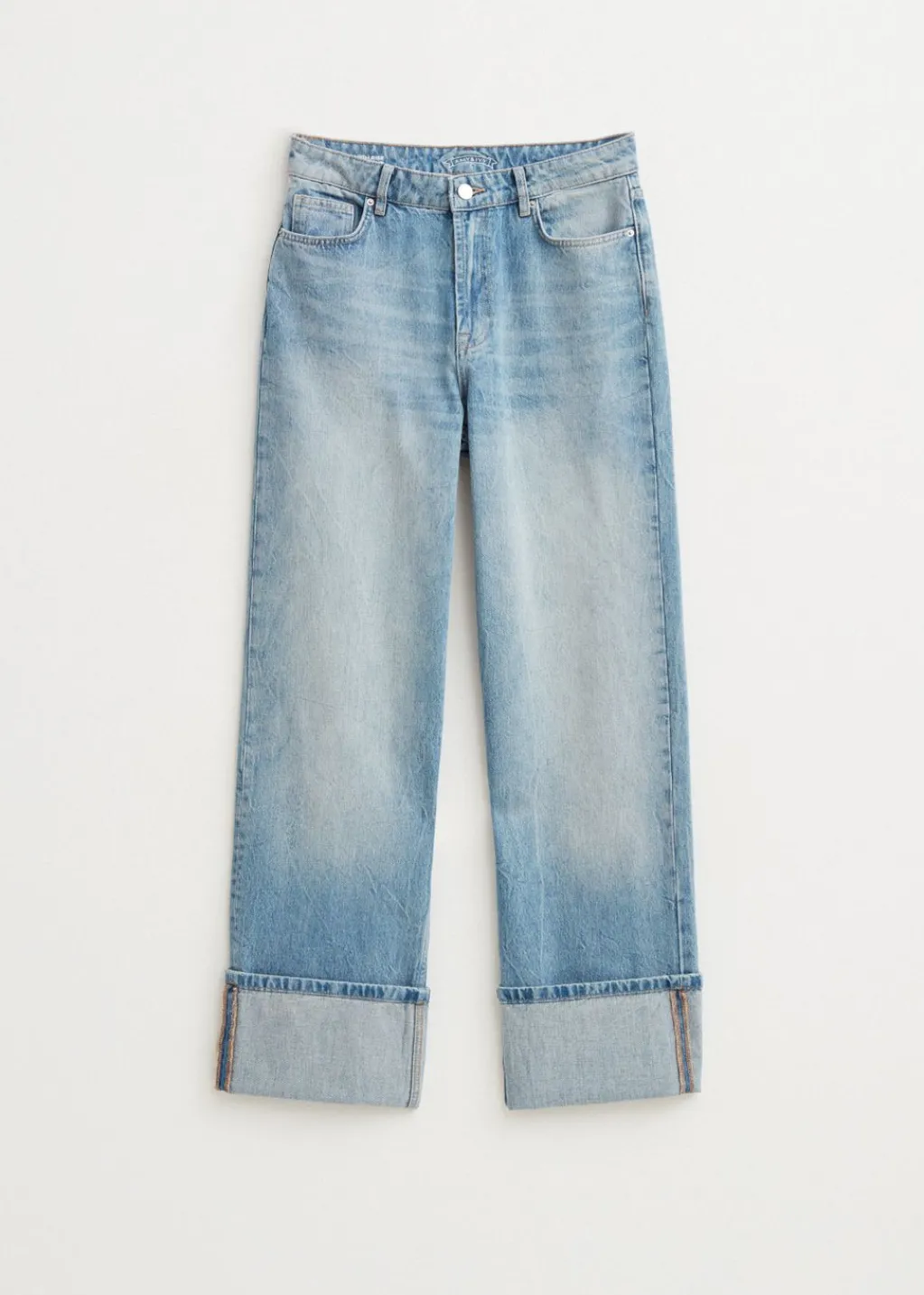 Jeans<The Sting Roll up jeans blauw, used middle