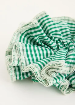 Haaraccessoires<The Sting Scrunchie met ruitpatroon groen