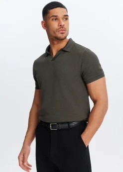 Riemen<The Sting Slim leren riem zwart