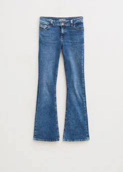 Basics|Jeans<The Sting Soft flared jeans blauw, used middle
