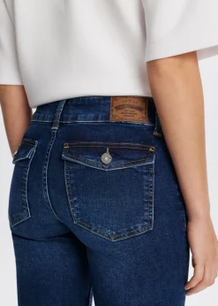 Jeans<The Sting Soft flared jeans donkerblauw