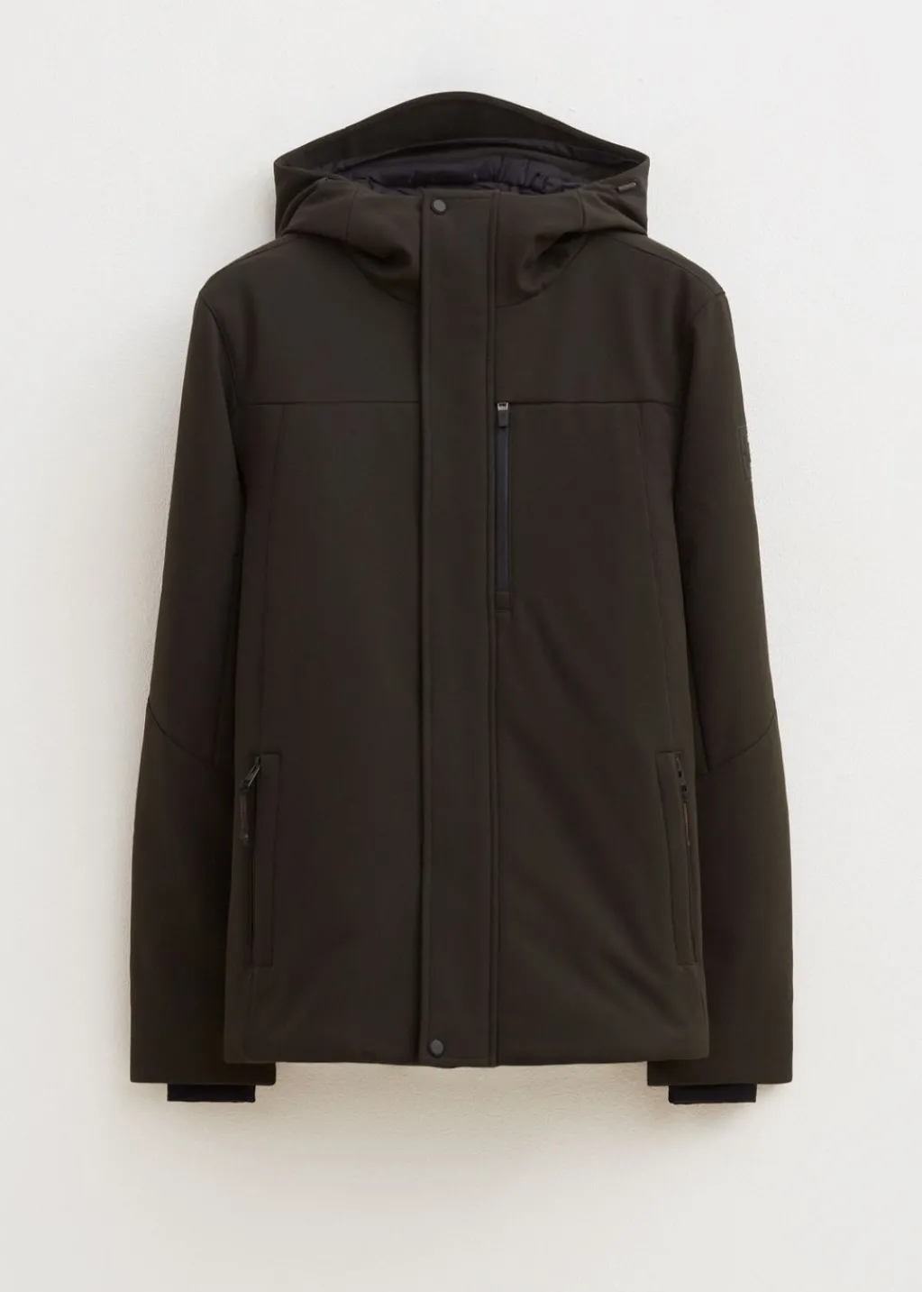 Jassen<The Sting Softshell parka donkergroen