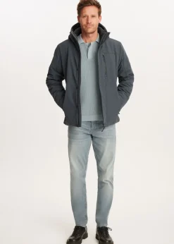 Jassen<The Sting Softshell parka blauw grijs