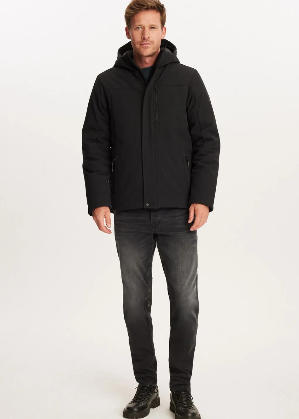 Jassen<The Sting Softshell parka zwart