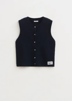 Truien En Vesten<The Sting Spencer met knoopjes donkerblauw