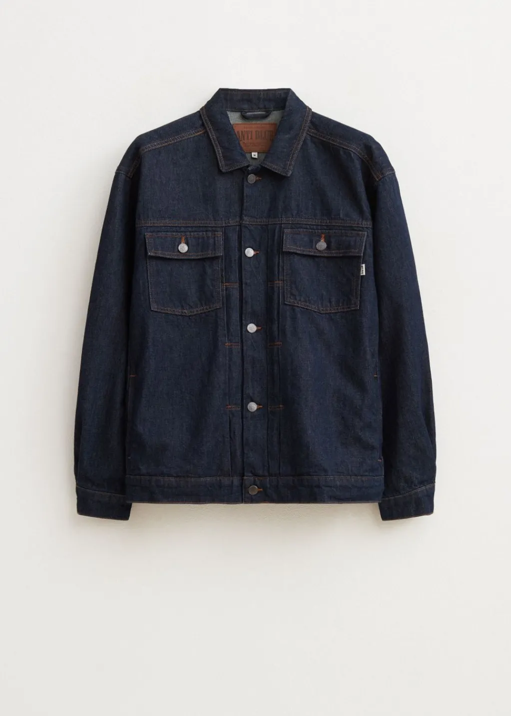 Jassen<The Sting Spijkerjas met knopen blauw rinsed
