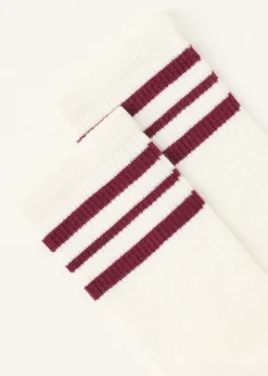 Sokken<The Sting Sporty sokken met strepen rood
