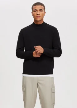 Truien En Vesten<The Sting Staff mock-neck trui zwart