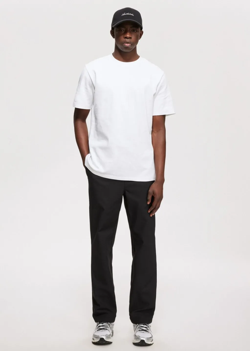 Basics|Broeken<The Sting Straight leg broek zwart