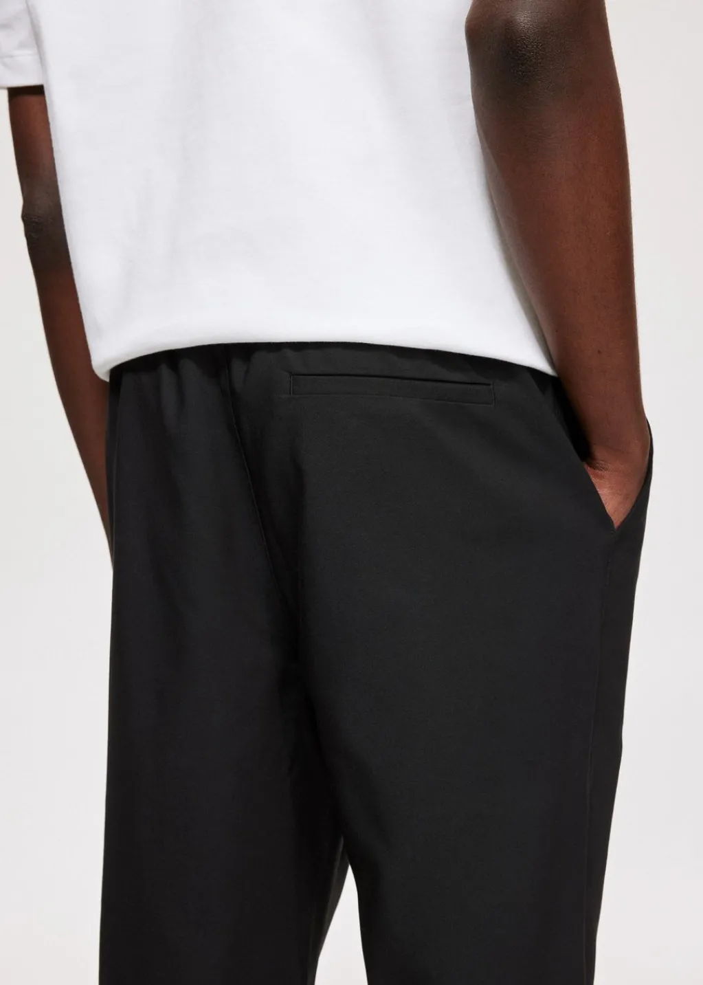 Basics|Broeken<The Sting Straight leg broek zwart