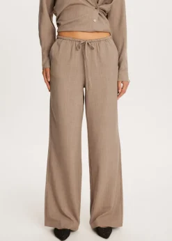 Broeken<The Sting Straight leg broek taupe