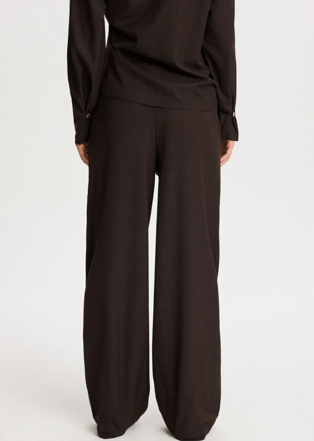 Broeken<The Sting Straight leg broek donkerbruin