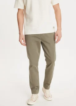 Basics|Jeans<The Sting Straight leg jeans jog groen, olijf, midden