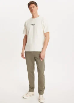 Basics|Jeans<The Sting Straight leg jeans jog groen, olijf, midden