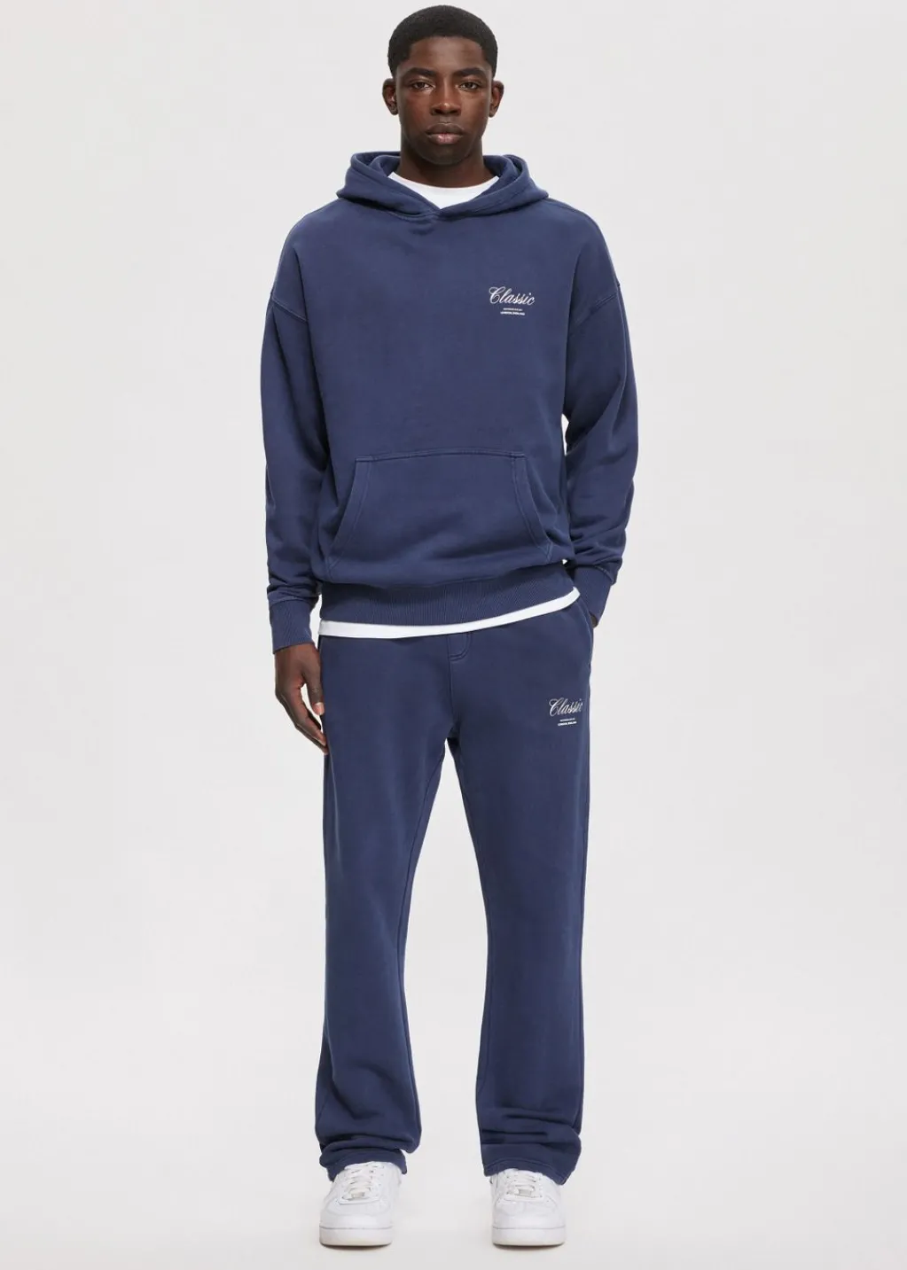 Broeken<The Sting Straight leg joggingbroek donkerblauw