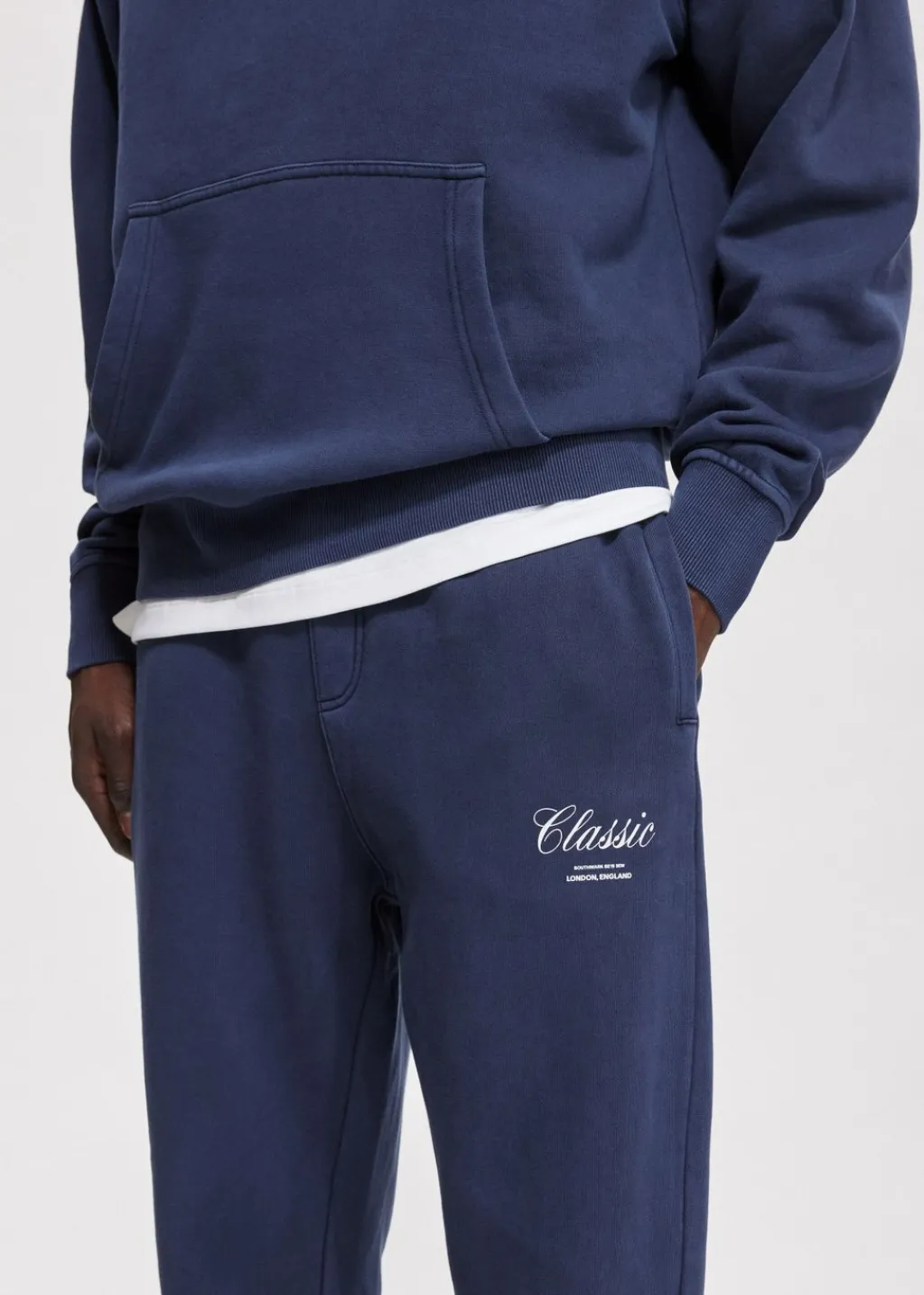 Broeken<The Sting Straight leg joggingbroek donkerblauw