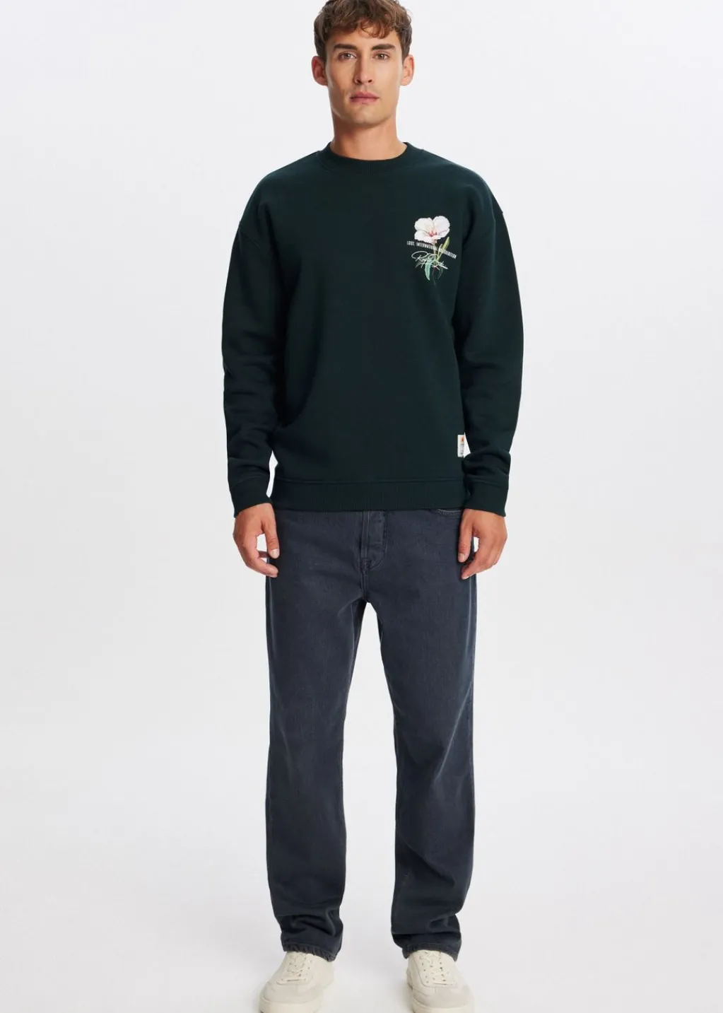 Sweaters En Hoodies<The Sting Sweater coastal scenery donkergroen