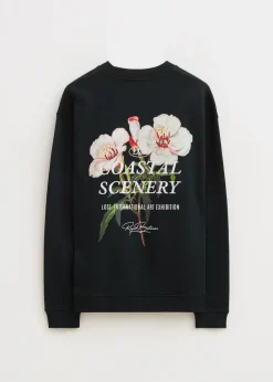 Sweaters En Hoodies<The Sting Sweater coastal scenery donkergroen