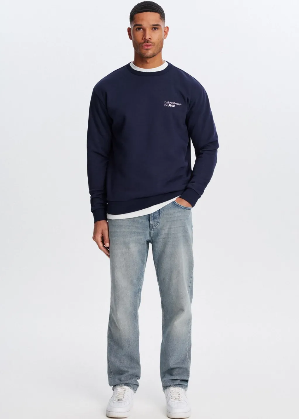 Sweaters En Hoodies<The Sting Sweater community donkerblauw
