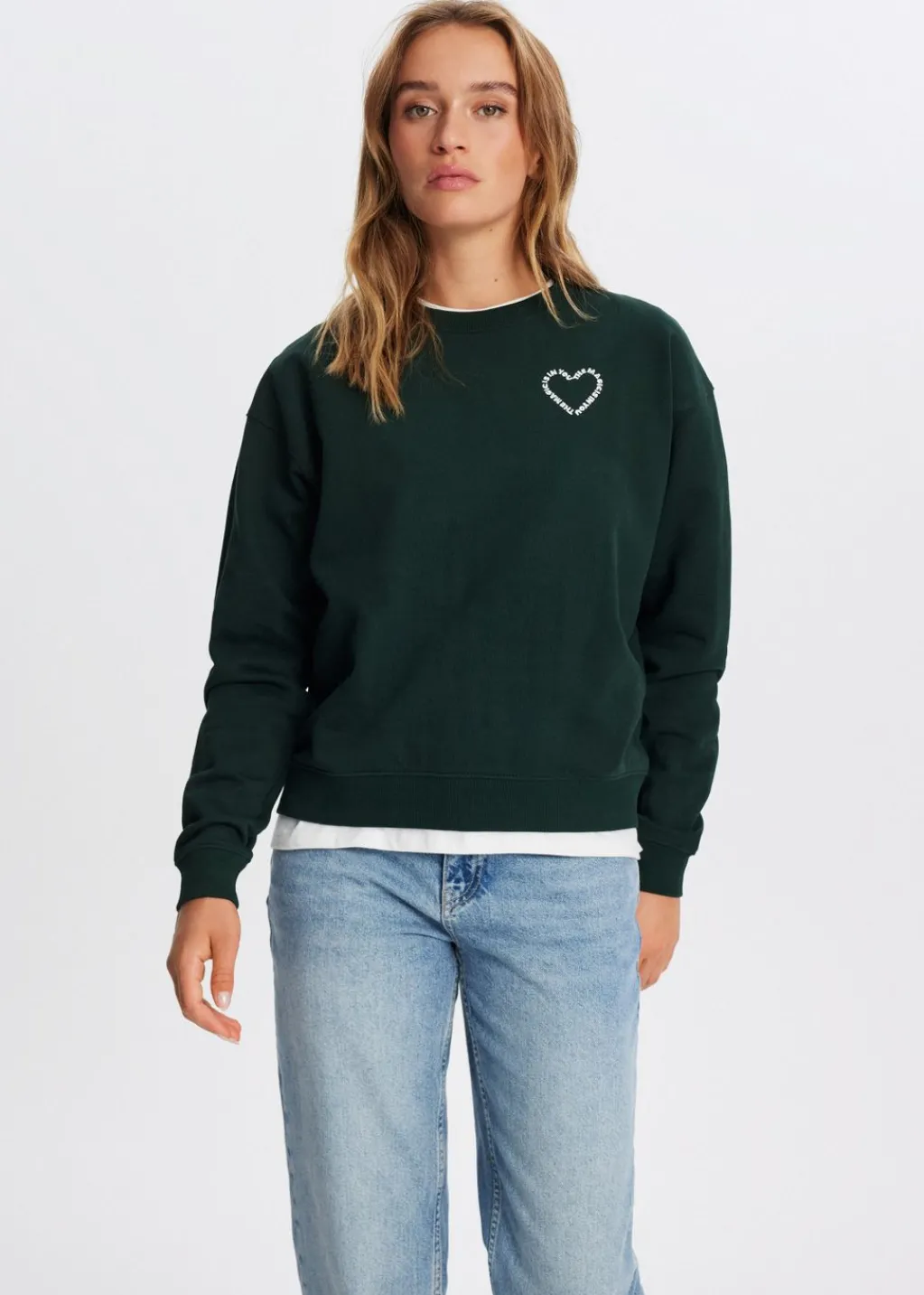 Sweaters En Hoodies<The Sting Sweater met backprint donkergroen