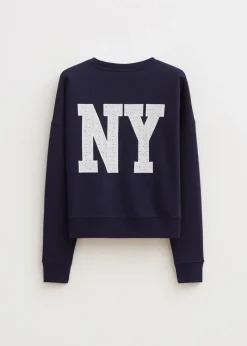 Sweaters En Hoodies<The Sting Sweater met broderie donkerblauw