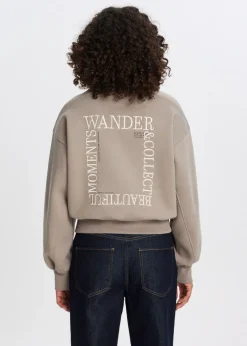 Sweaters En Hoodies<The Sting Sweater met collect print taupe, dark