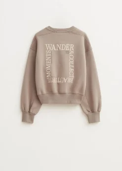 Sweaters En Hoodies<The Sting Sweater met collect print taupe, dark