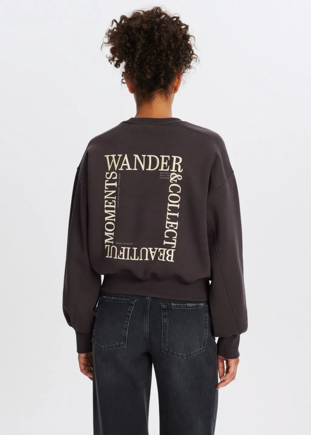 Sweaters En Hoodies<The Sting Sweater met collect print donkerbruin