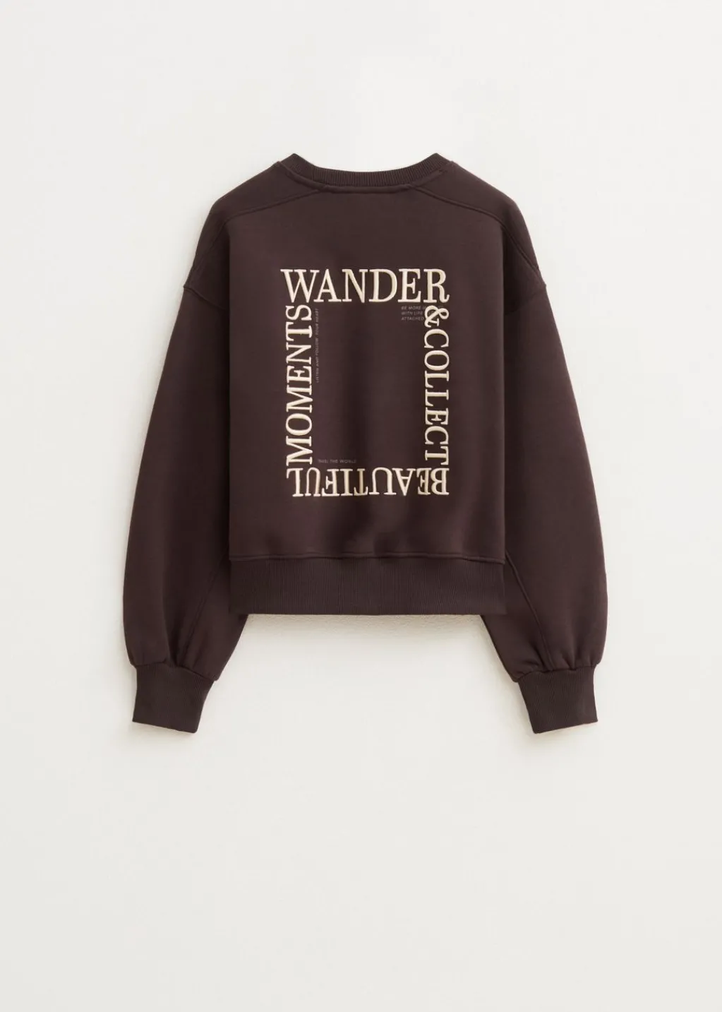 Sweaters En Hoodies<The Sting Sweater met collect print donkerbruin