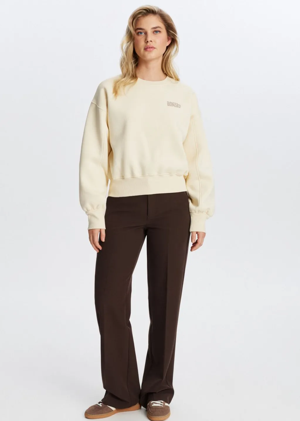 Sweaters En Hoodies<The Sting Sweater met collect print creme