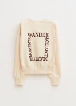 Sweaters En Hoodies<The Sting Sweater met collect print creme