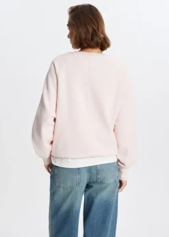 Sweaters En Hoodies<The Sting Sweater met fluffy print lichtroze