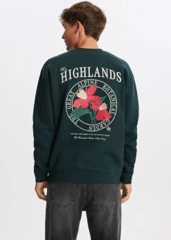 Sweaters En Hoodies<The Sting Sweater met geborduurde bloemen groen, oceaan