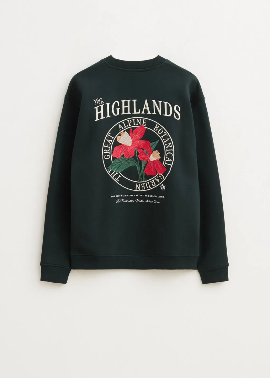 Sweaters En Hoodies<The Sting Sweater met geborduurde bloemen groen, oceaan