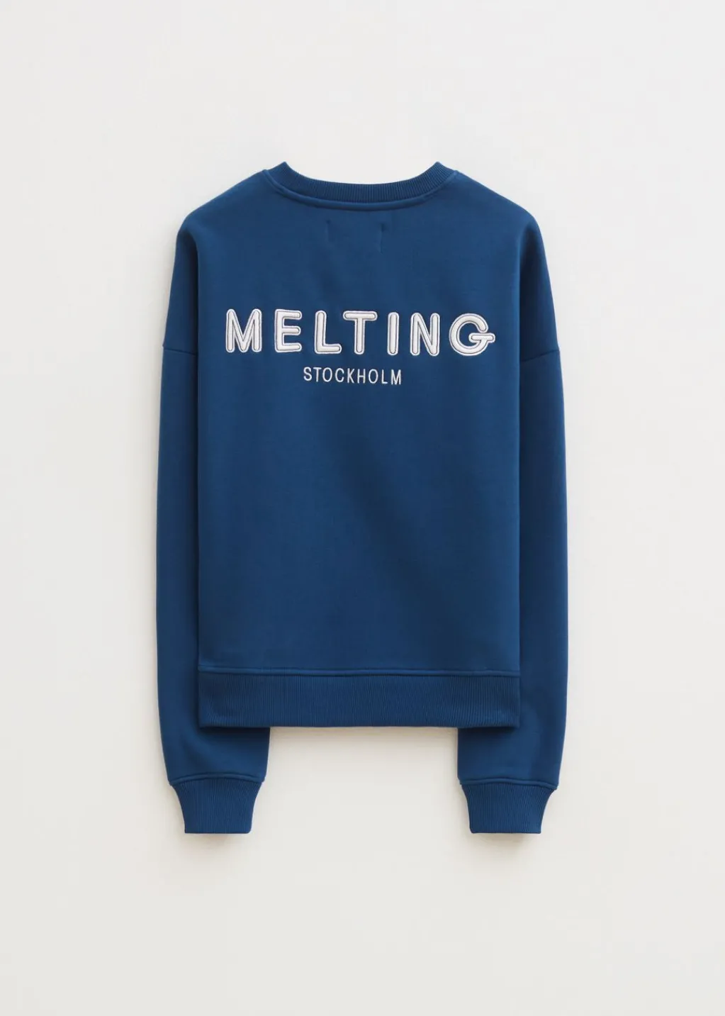 Sweaters En Hoodies<The Sting Sweater met merk print blauw, donker kobalt