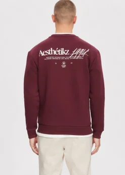 Sweaters En Hoodies<The Sting Sweater met print 1994 bordeaux