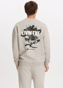 Sweaters En Hoodies<The Sting Sweater met print bloem taupe, light