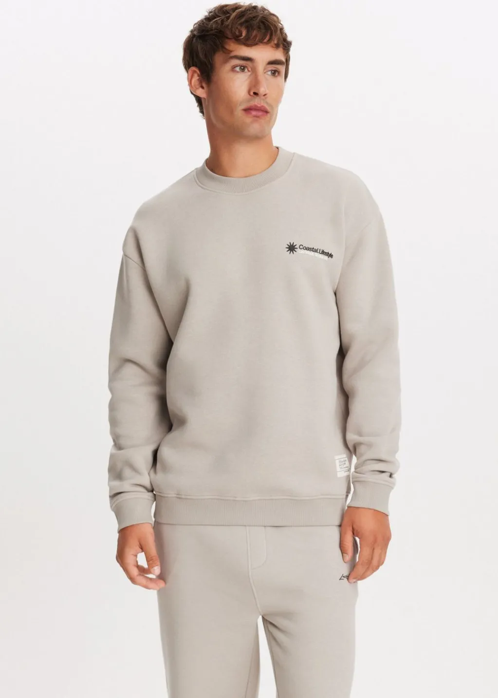Sweaters En Hoodies<The Sting Sweater met print bloem taupe, light