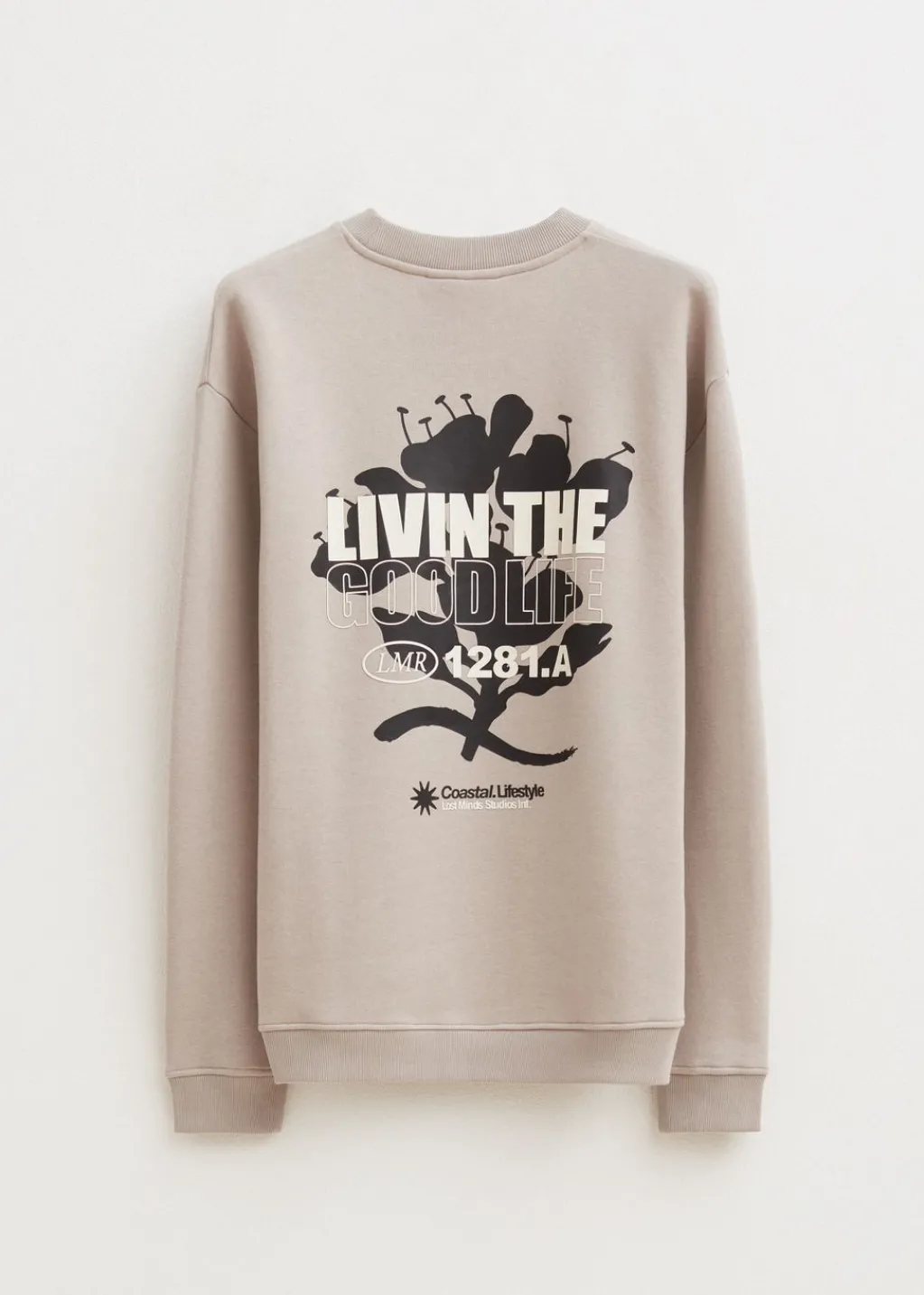 Sweaters En Hoodies<The Sting Sweater met print bloem taupe, light