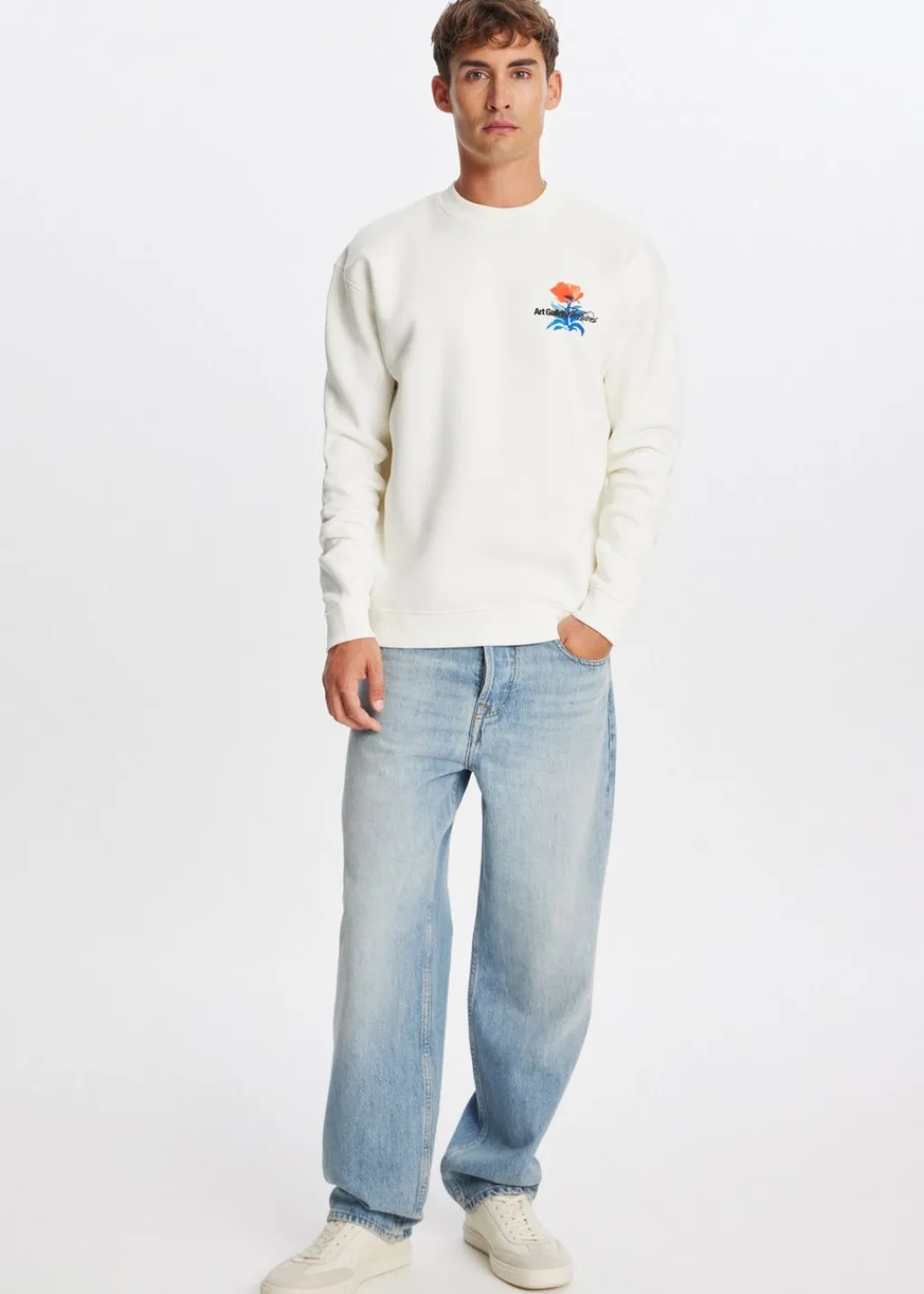 Sweaters En Hoodies<The Sting Sweater met print bloem wit, off-white
