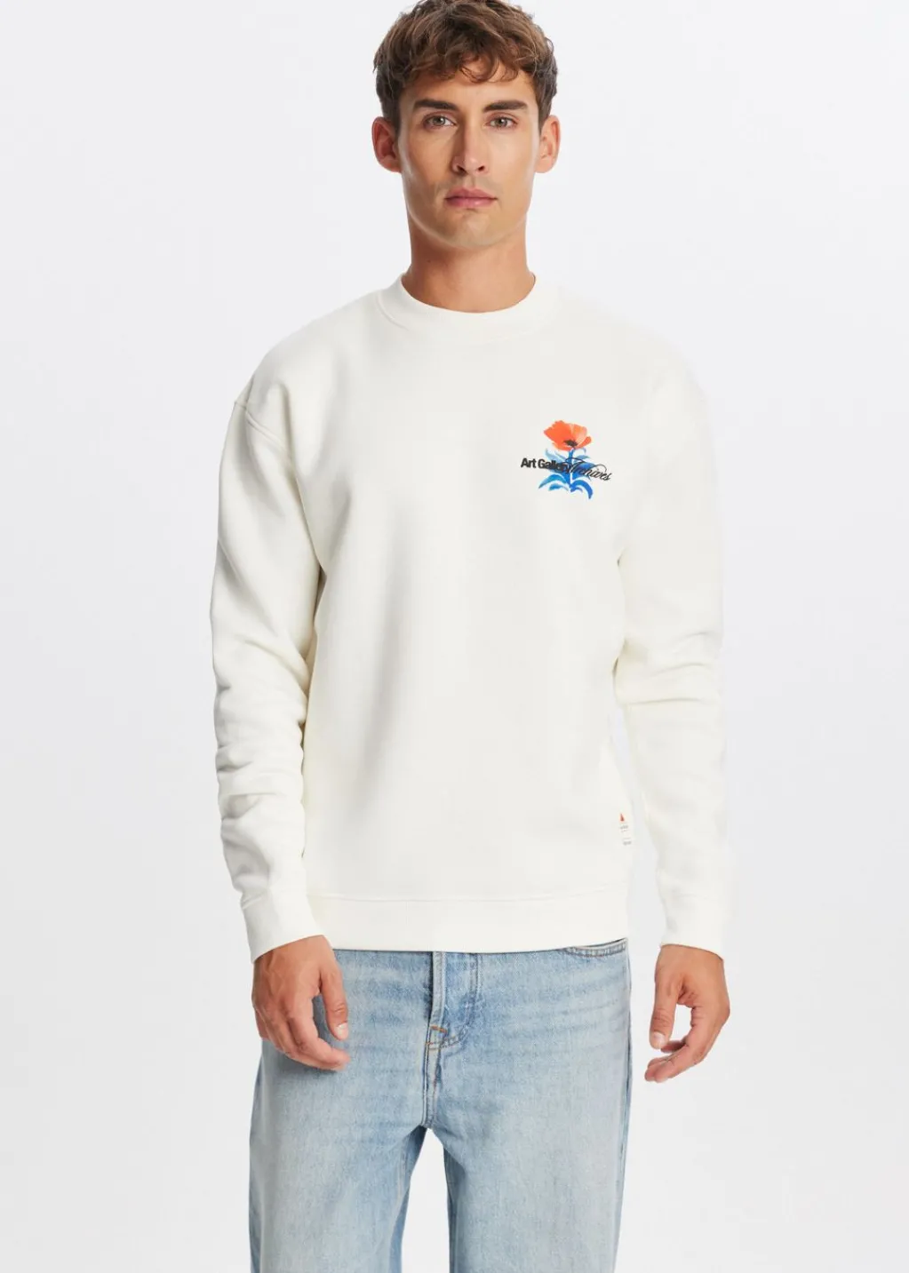 Sweaters En Hoodies<The Sting Sweater met print bloem wit, off-white