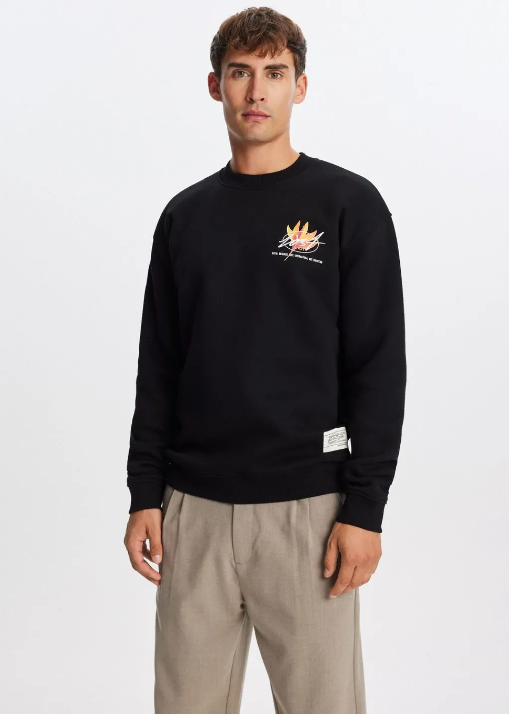 Sweaters En Hoodies<The Sting Sweater met print bloemen zwart
