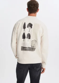 Sweaters En Hoodies<The Sting Sweater met print bomen creme